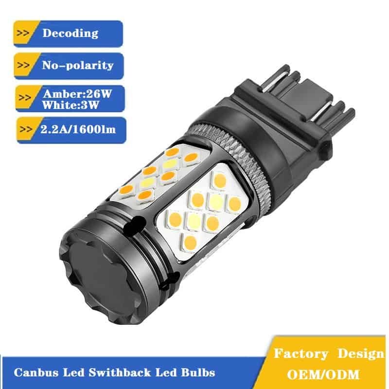 3157 30smd canbus switchback bulbs